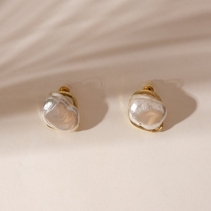 Baroque Pearl Studs
