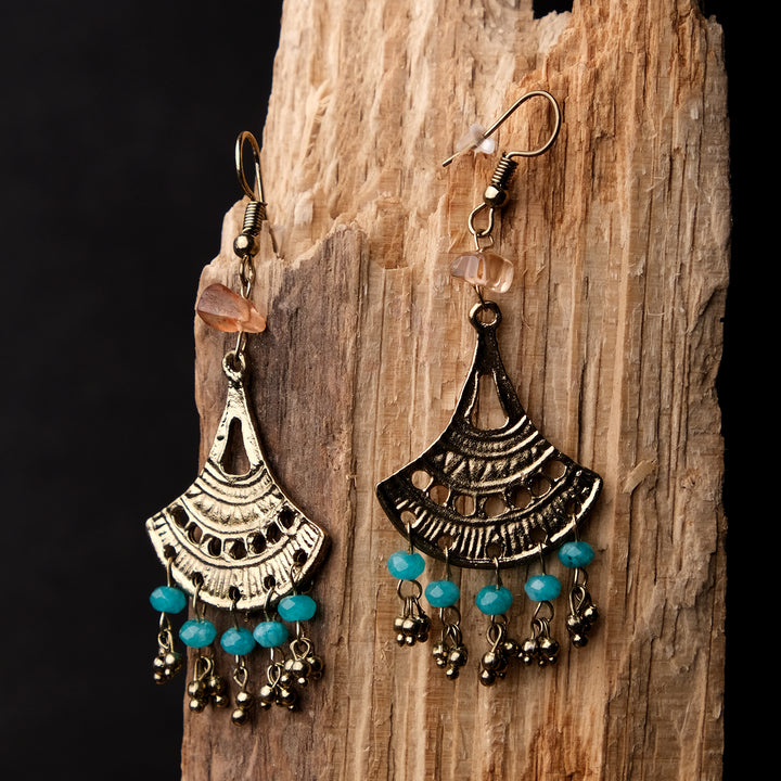 Vintage Temple Beads Earrings