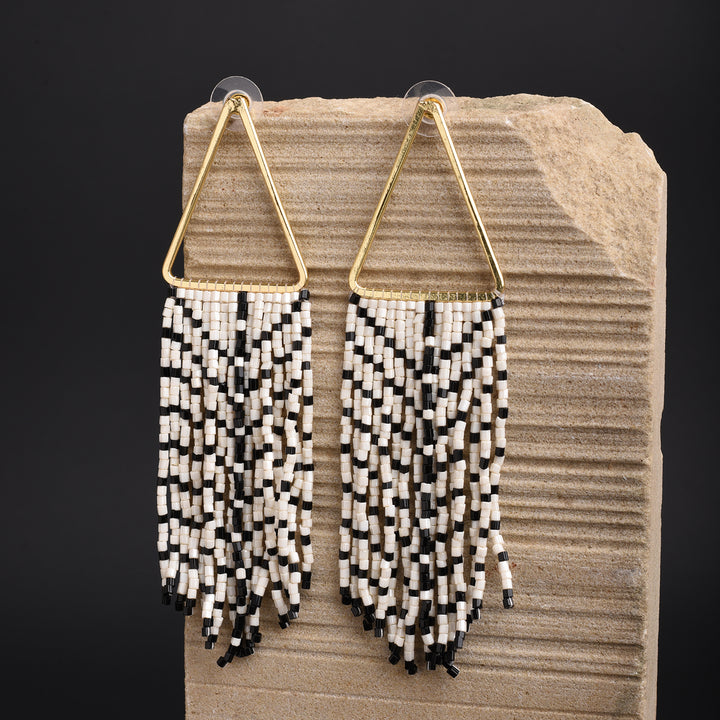 Triad Midnight Beads Earrings