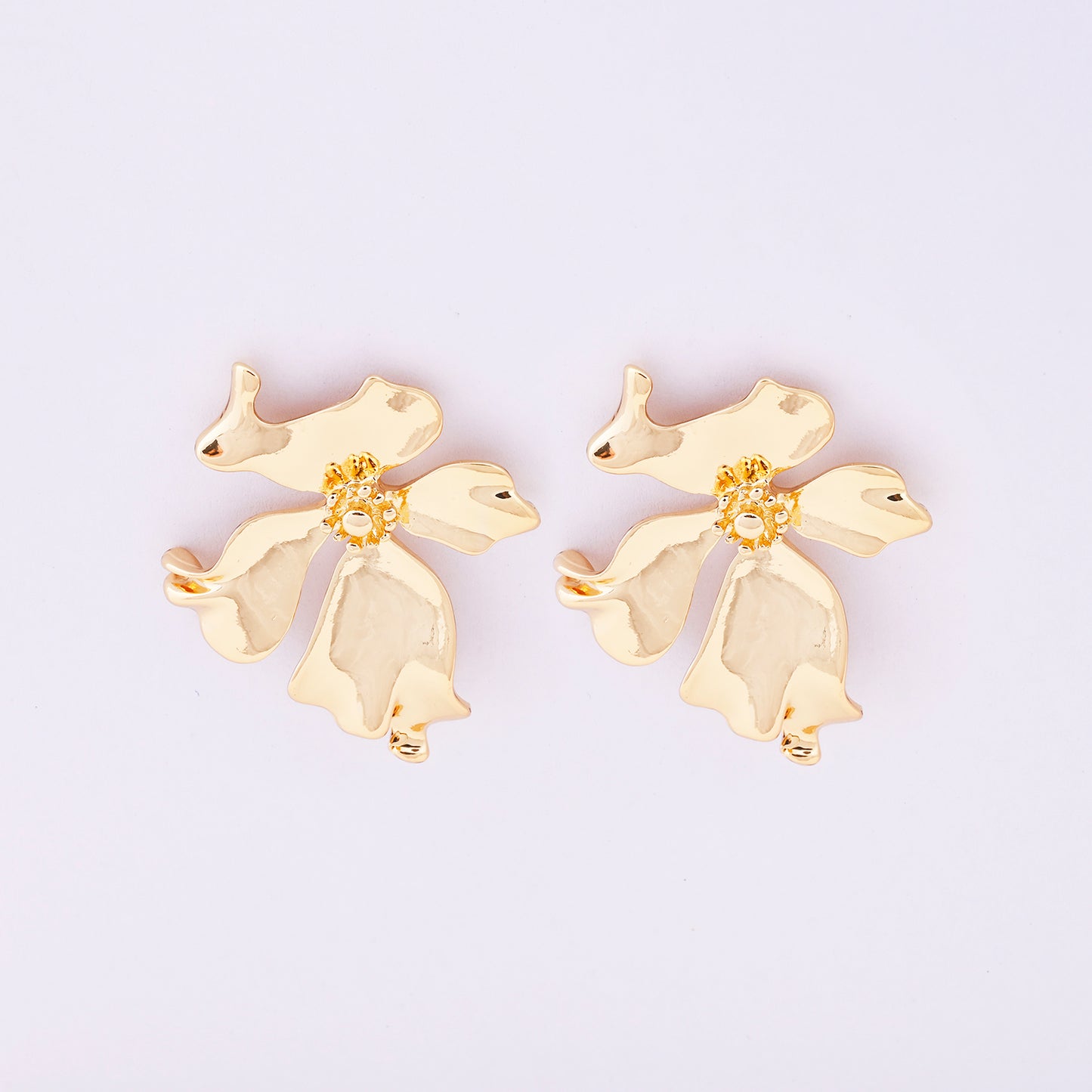 Shining Flower Statement Earrings