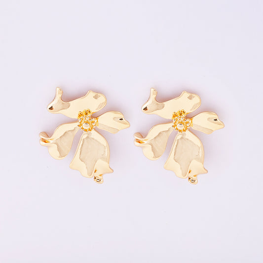 Shining Flower Statement Earrings