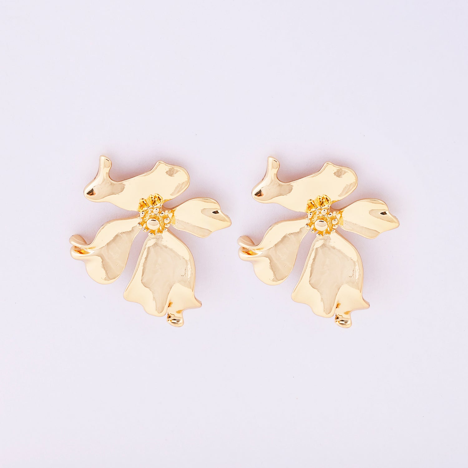 Shining Flower Statement Earrings