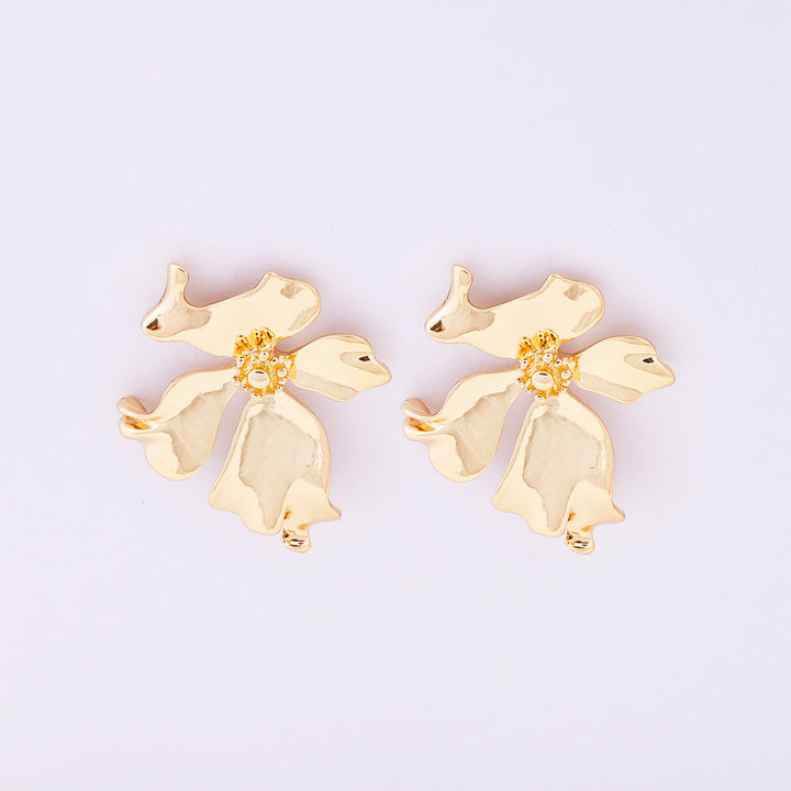 Shining Flower Statement Earrings