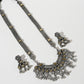 Zara Oxidised Necklace with Earrings