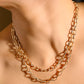 Multi Layered Cable Chain Necklace