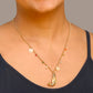 Mother of Pearl Dolphin Charm Shell Necklace