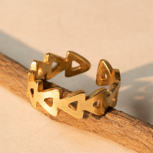 Triangle Design Ring