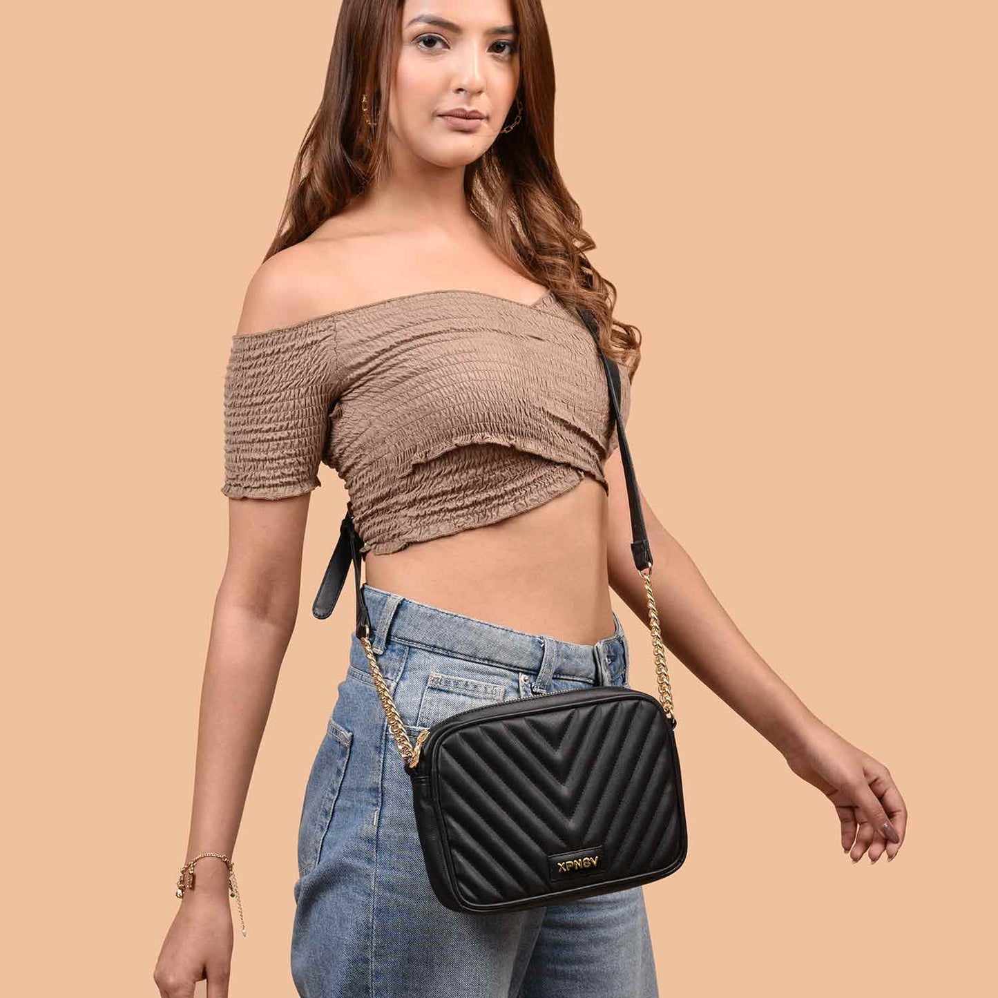 Victoria Noir Sling Bag