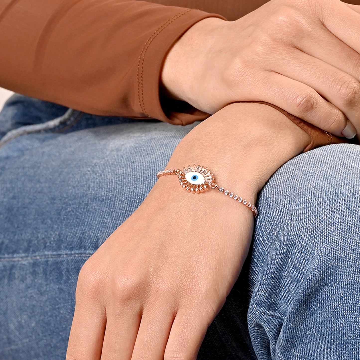 Evil Eye Adjustable Bracelet