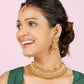 Traditional Indian Choker Necklace and Earrings Set