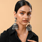 Taara Light Weight Oxidised Jhumka Earrings