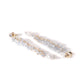 Pearl Drop Glass Crystal Rhinestone Earrings