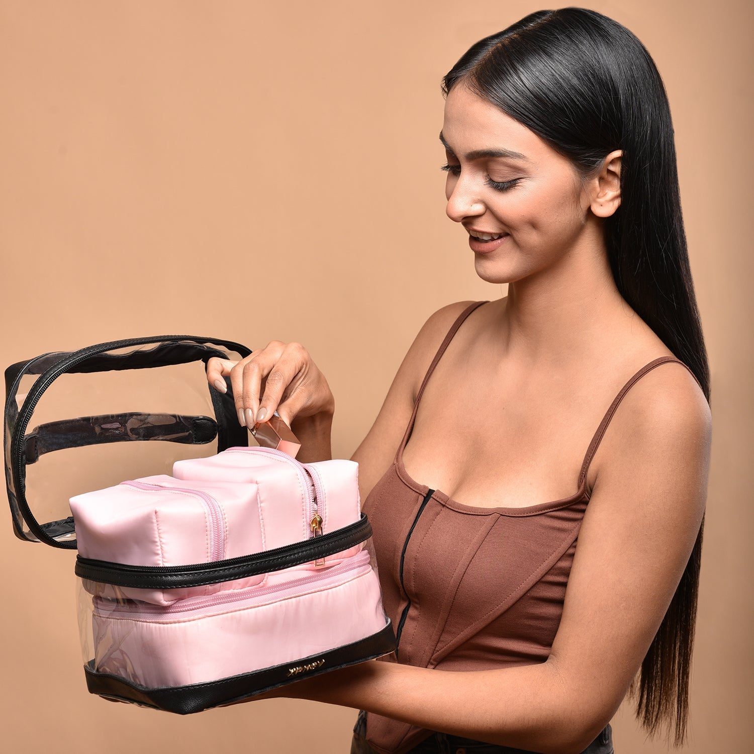 4-IN-1 JET SET TRAVEL KIT BAG - GREY