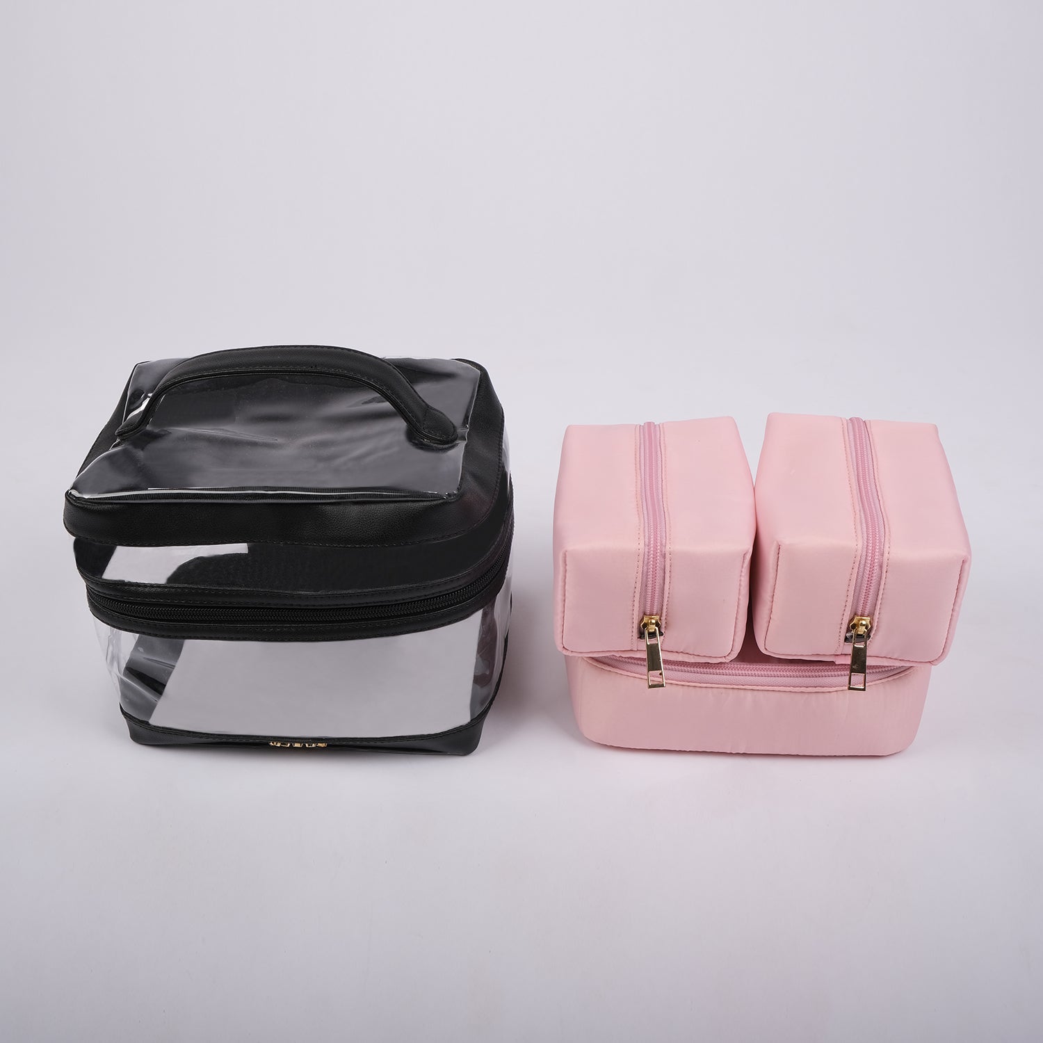 4-In-1 Jet Set Travel Kit Bag - Pink