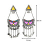 Multi Coloured Light Weight Jhumka Earrings