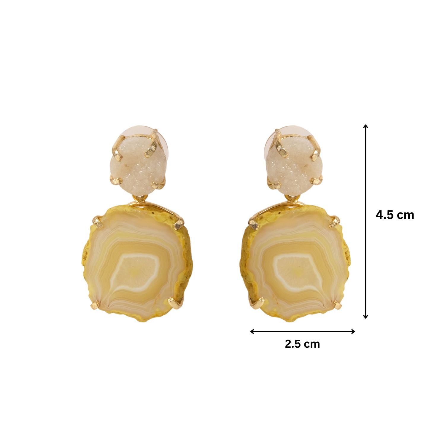 Sunbeam Semi-Precious Drop Earrings