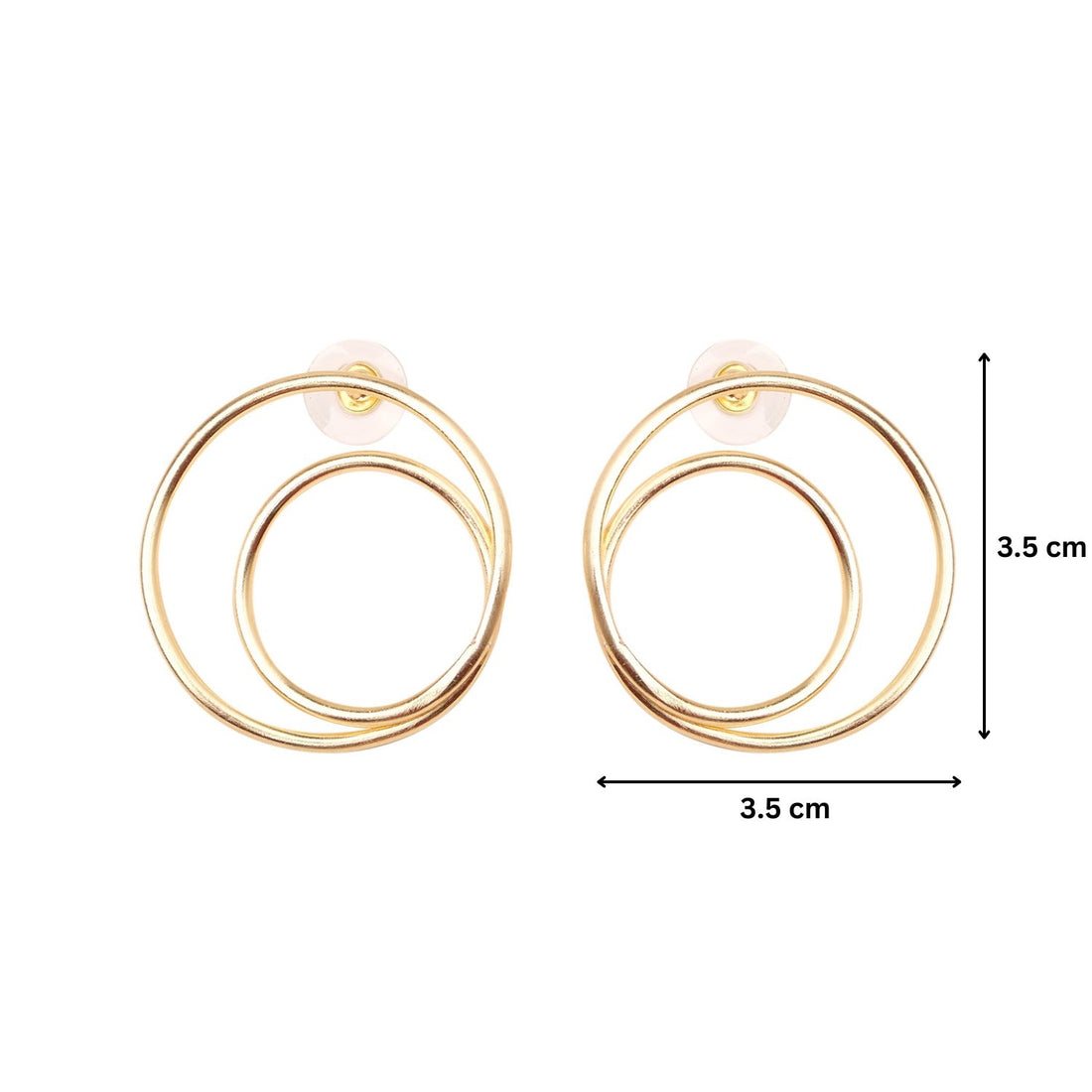 Twofold Spiral Hoop Earrings