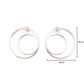 Twofold Spiral Hoop Earrings