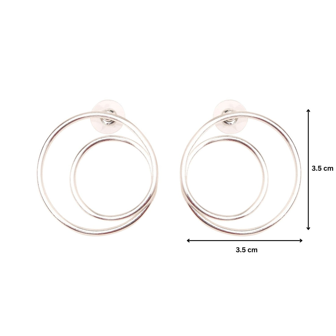 Twofold Spiral Hoop Earrings