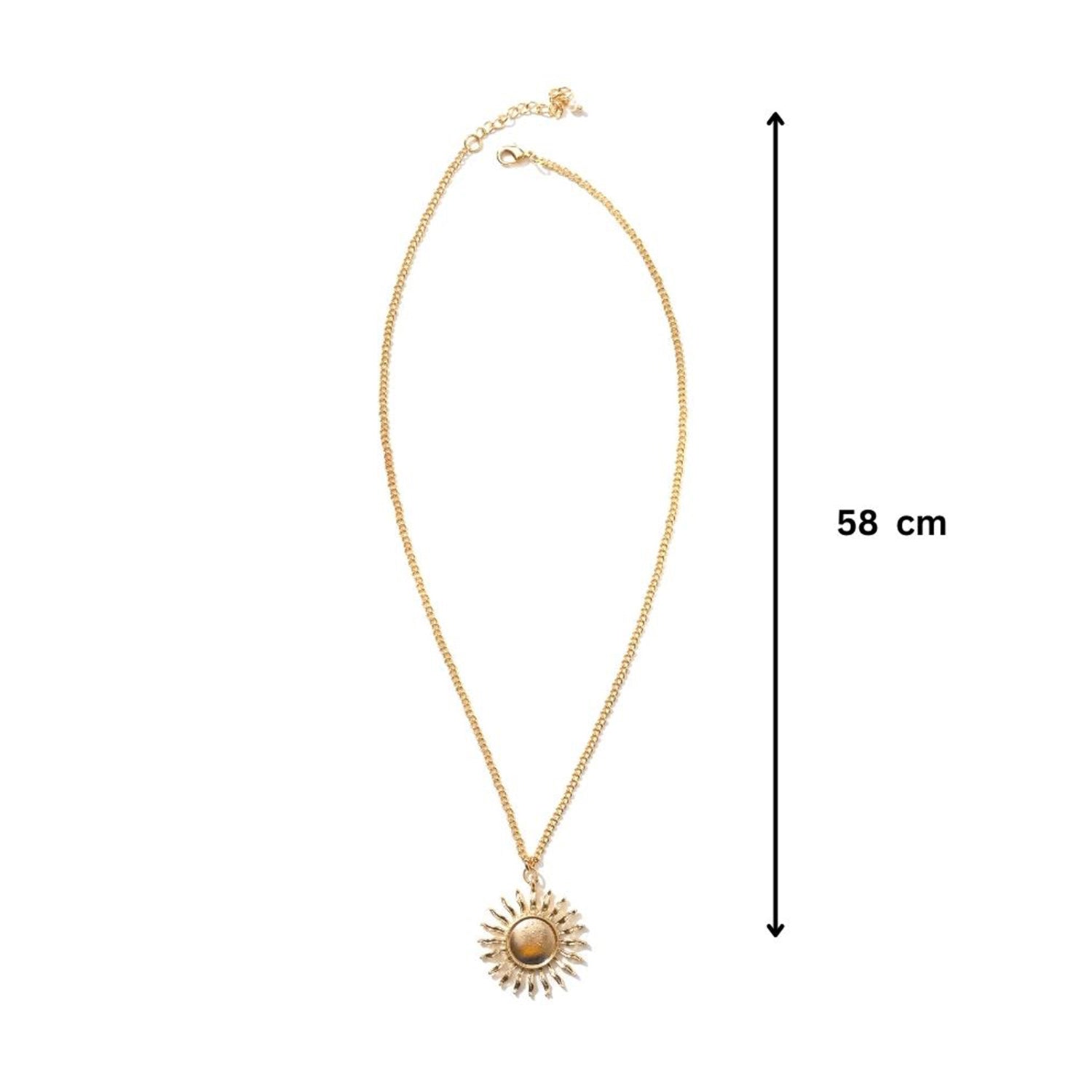 Small Sun Yellow Gold Necklace - Celine Daoust - Celine Daoust