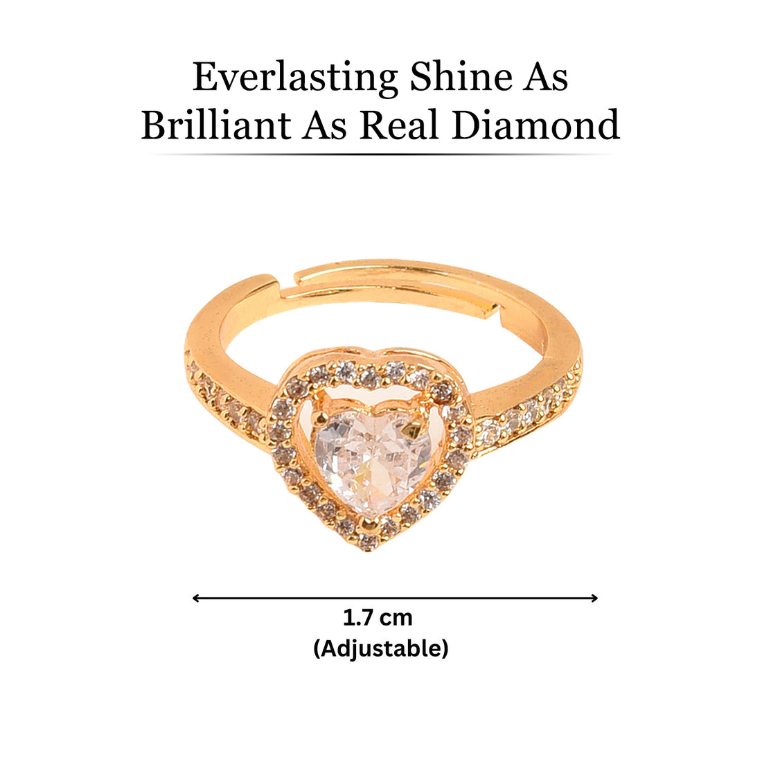 Heart Solitaire Gold