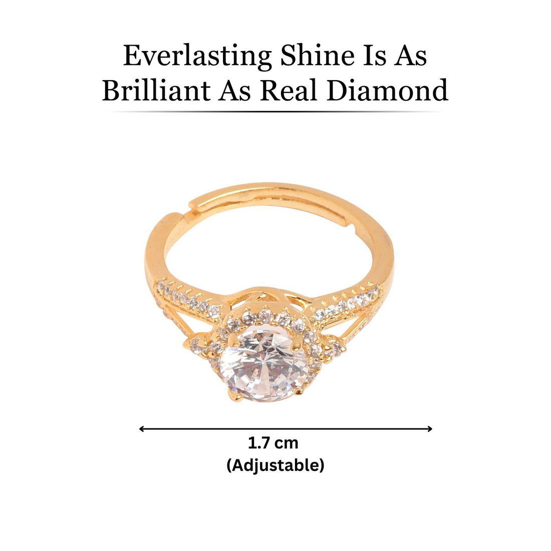 Round Solitaire Gold