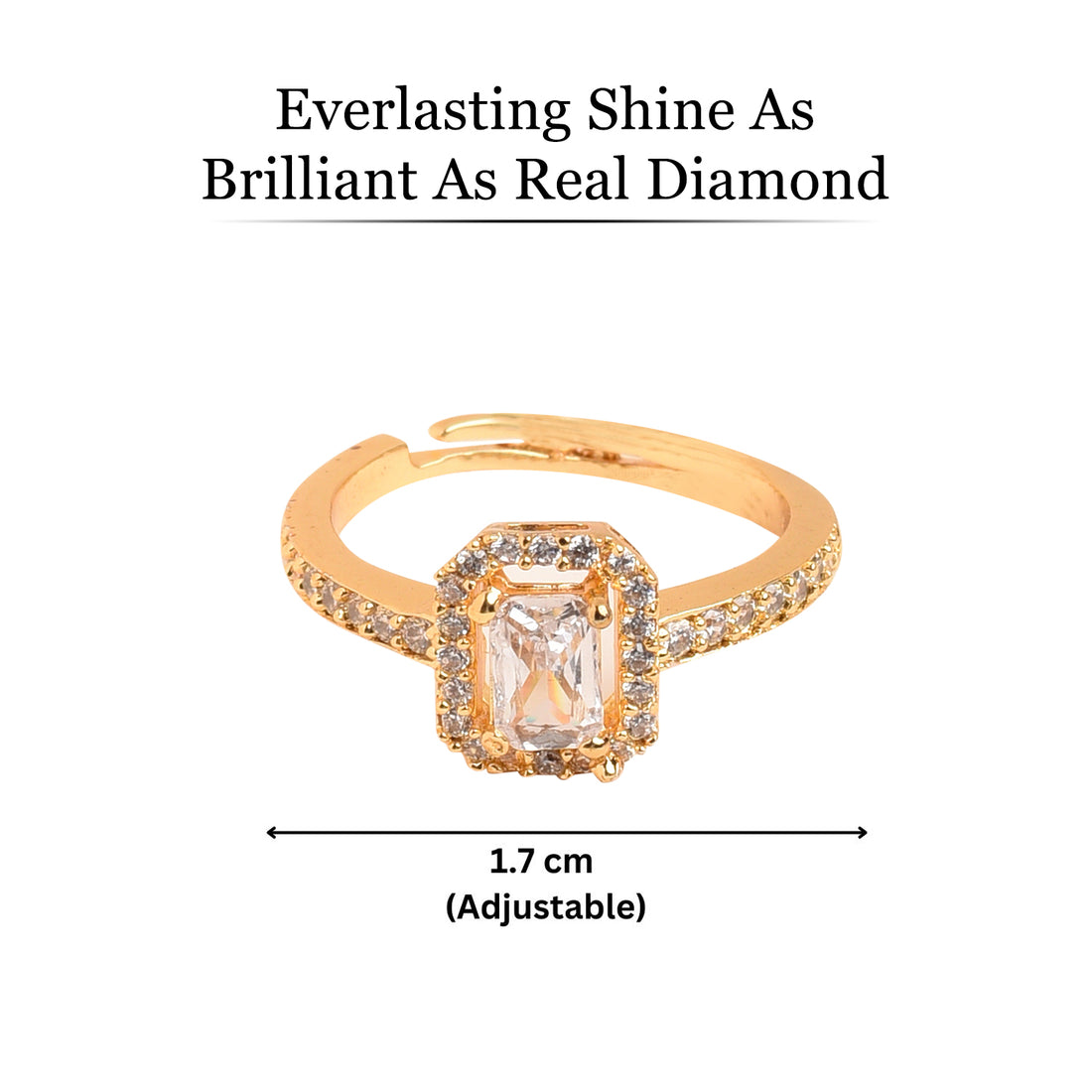 Princess Cut Solitaire Gold