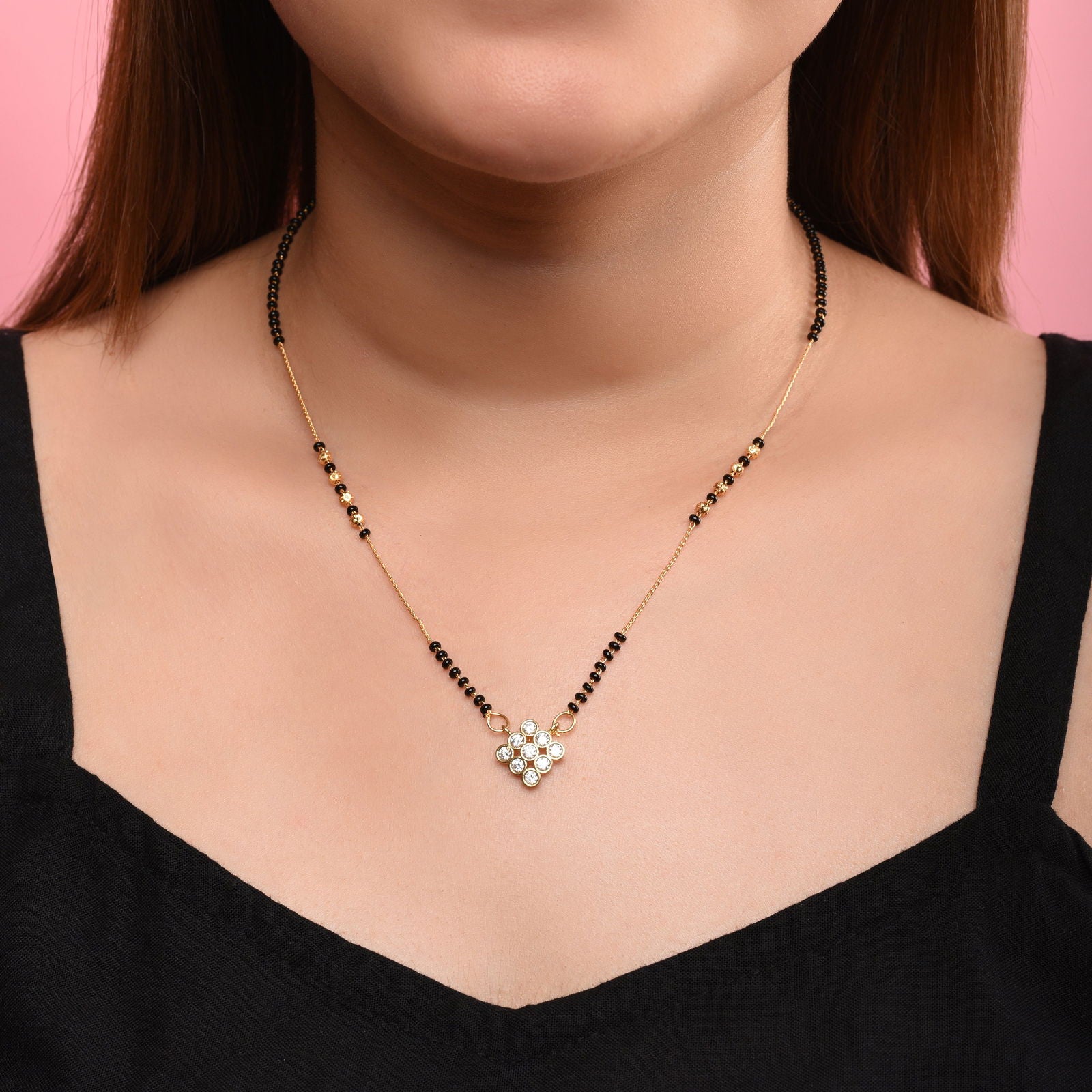 AMERICAN DIAMOND CLASSIC QUAD MANGALSUTRA