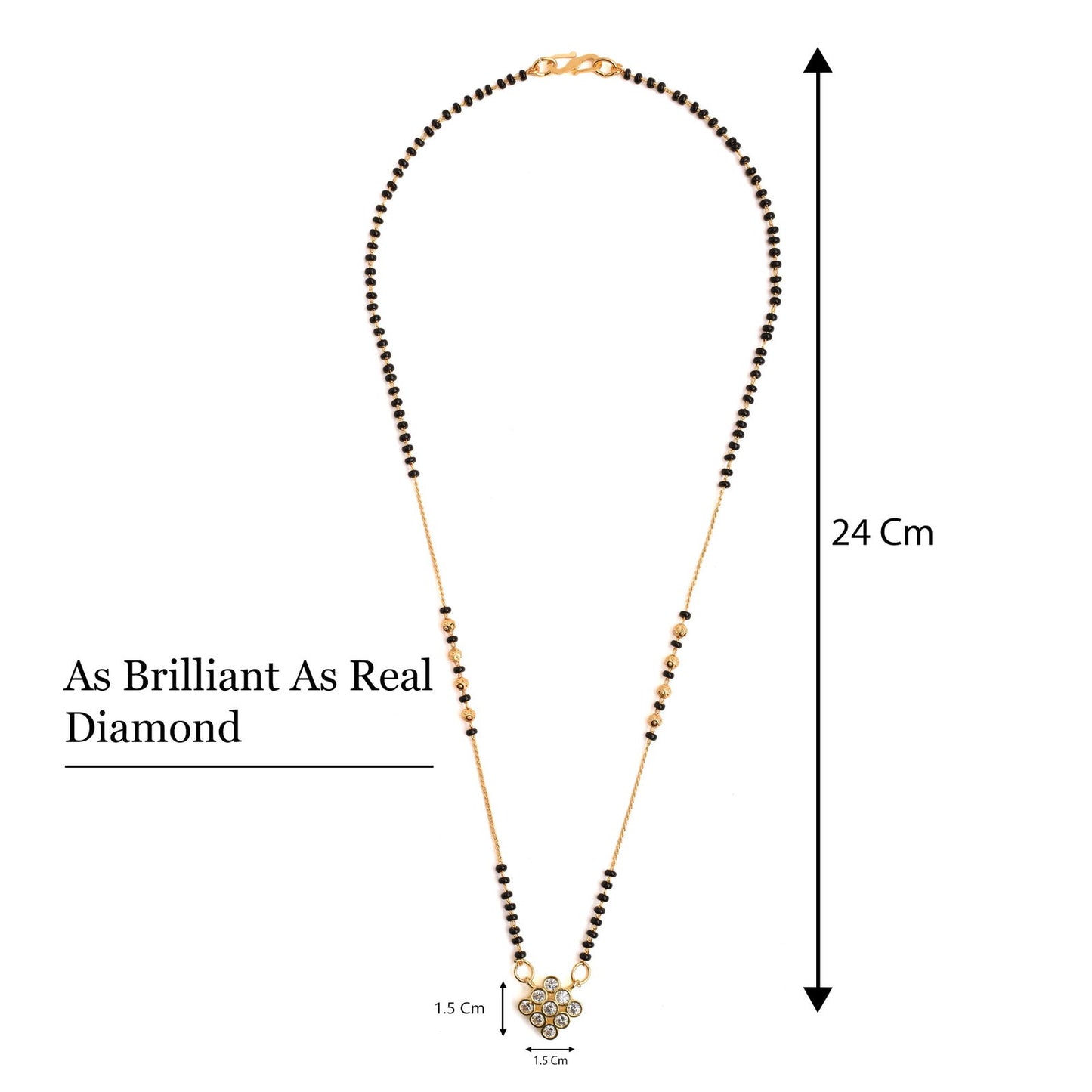 AMERICAN DIAMOND CLASSIC QUAD MANGALSUTRA