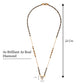 AMERICAN DIAMOND OVAL SOLITIARE MANGALSUTRA