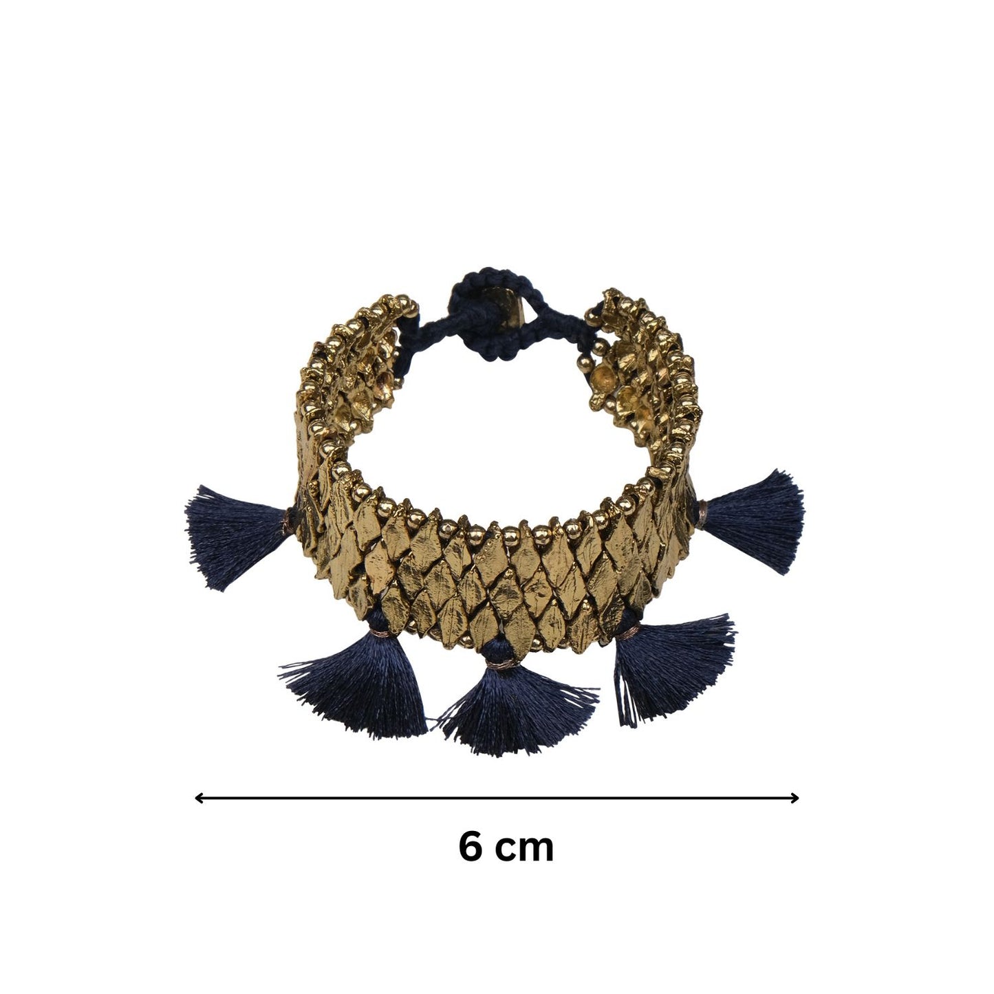 Vintage Gold Tassels Bracelet