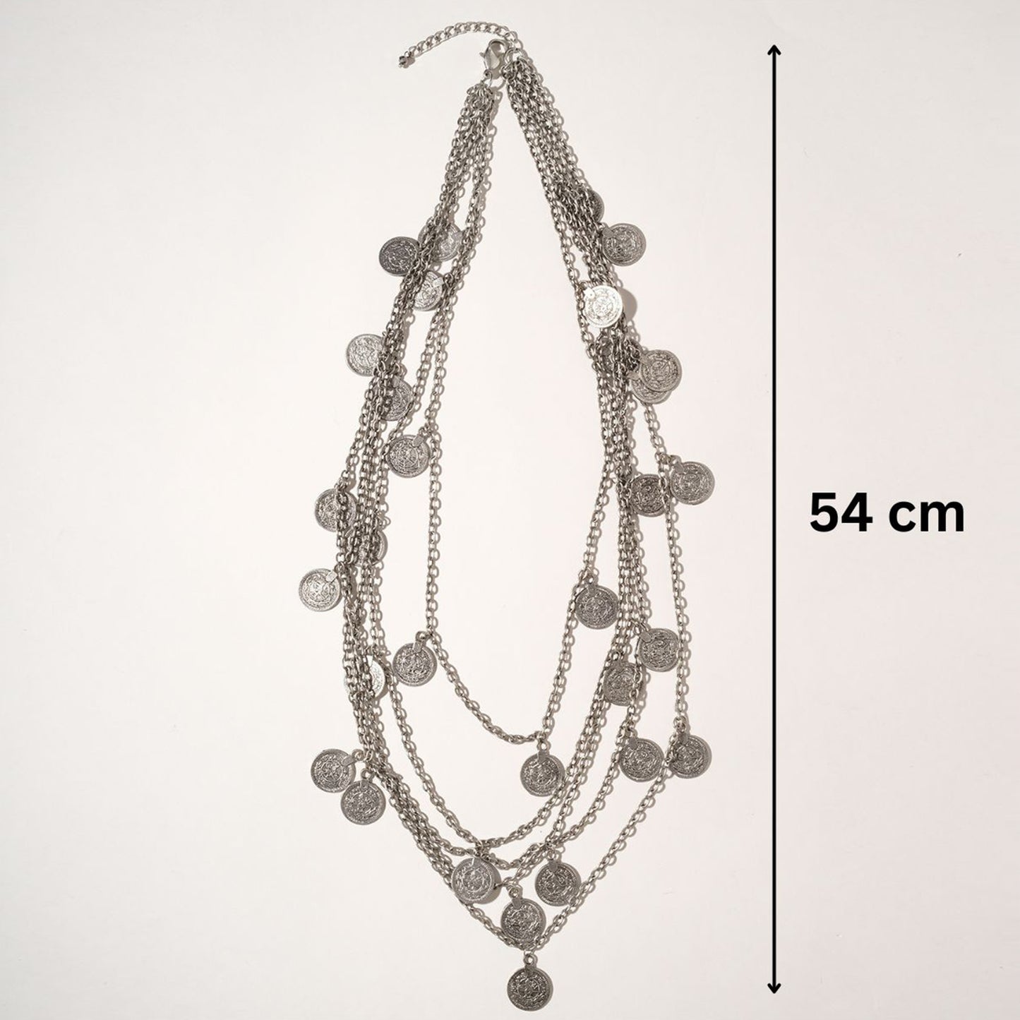 Antique Multi-Strand Coin Necklace