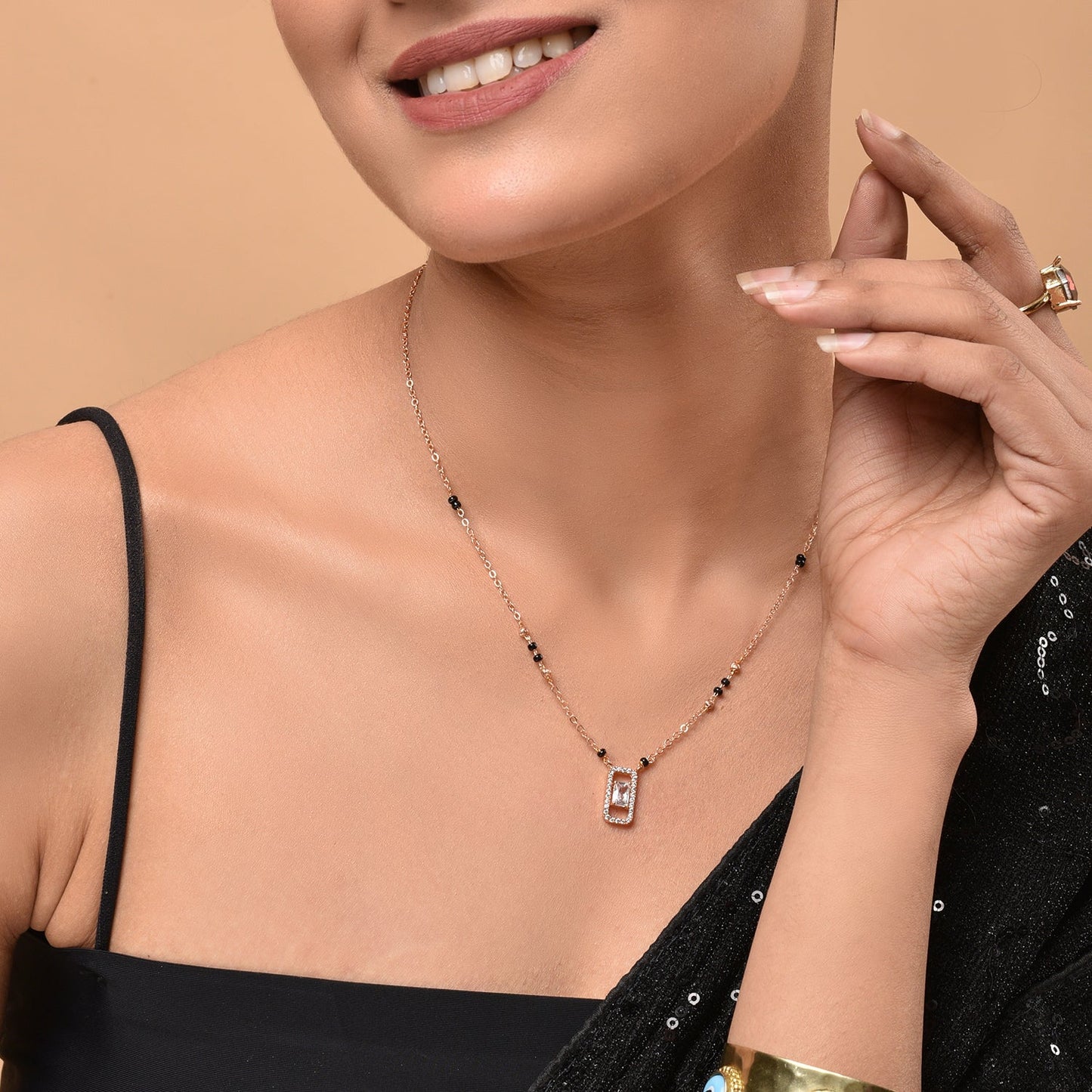 American Diamond Mangalsutra