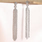 American Diamond Shoulder Length Party Earrings