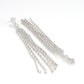 American Diamond Shoulder Length Party Earrings