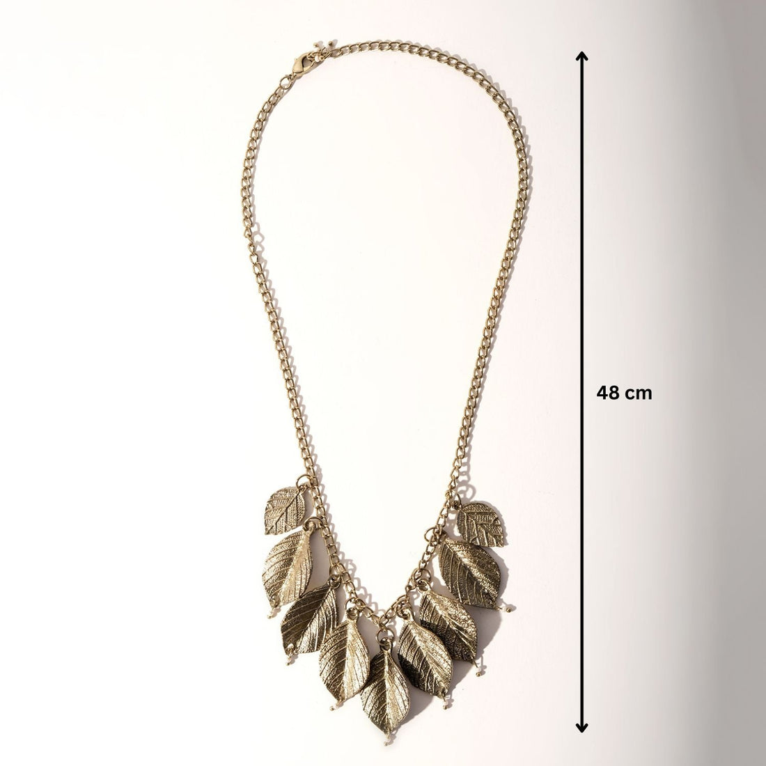 Antique Multi Leaf Necklace