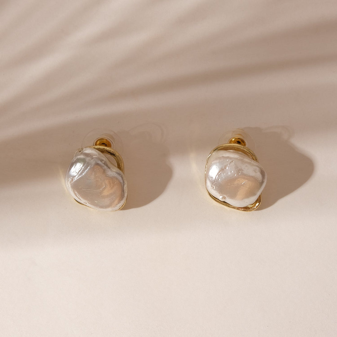 Baroque Pearl Studs