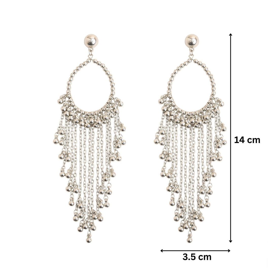 Bohemian Ghungroo Drop Earrings