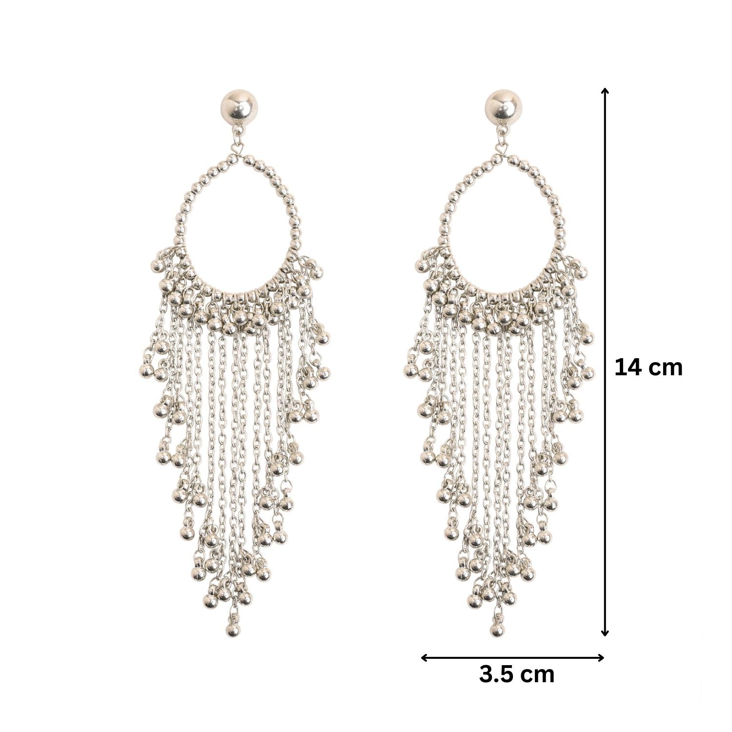 Bohemian Ghungroo Drop Earrings