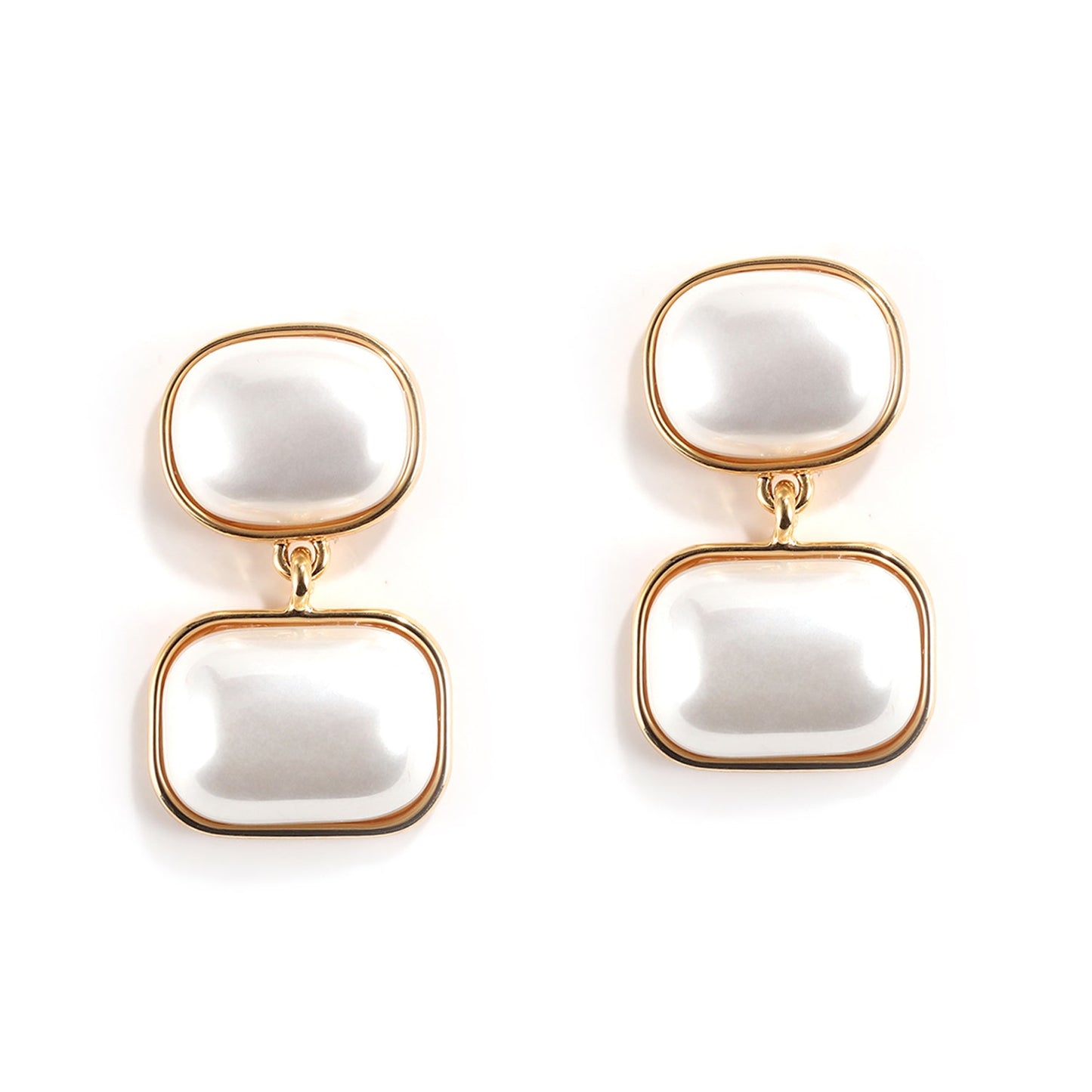 Bold and Beautiful Double Pearl Earrings