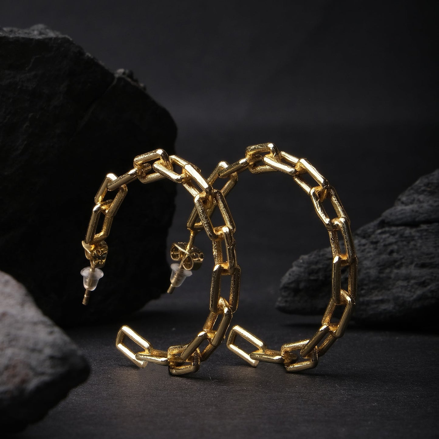 Chain Hoop Earrings