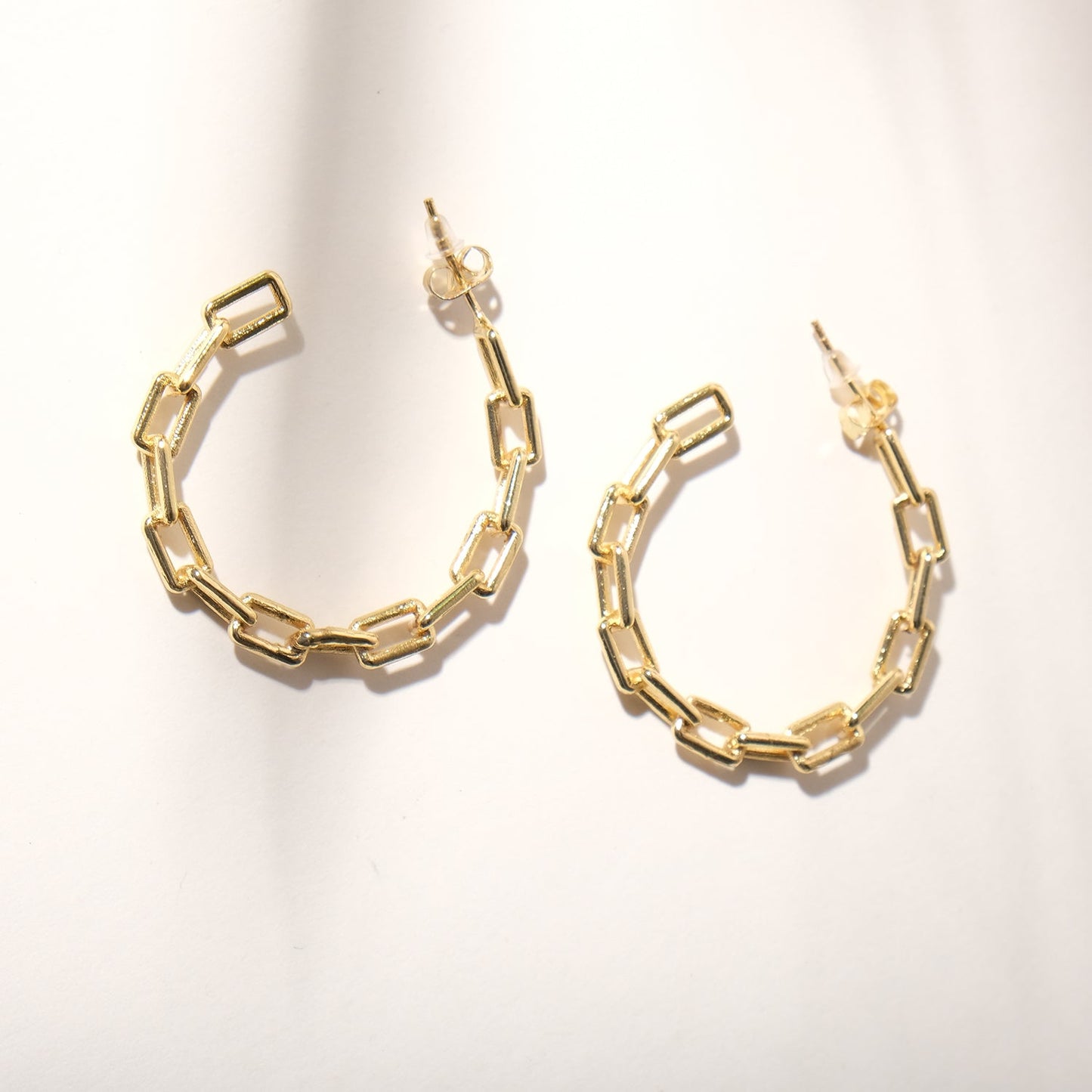 Chain Hoop Earrings