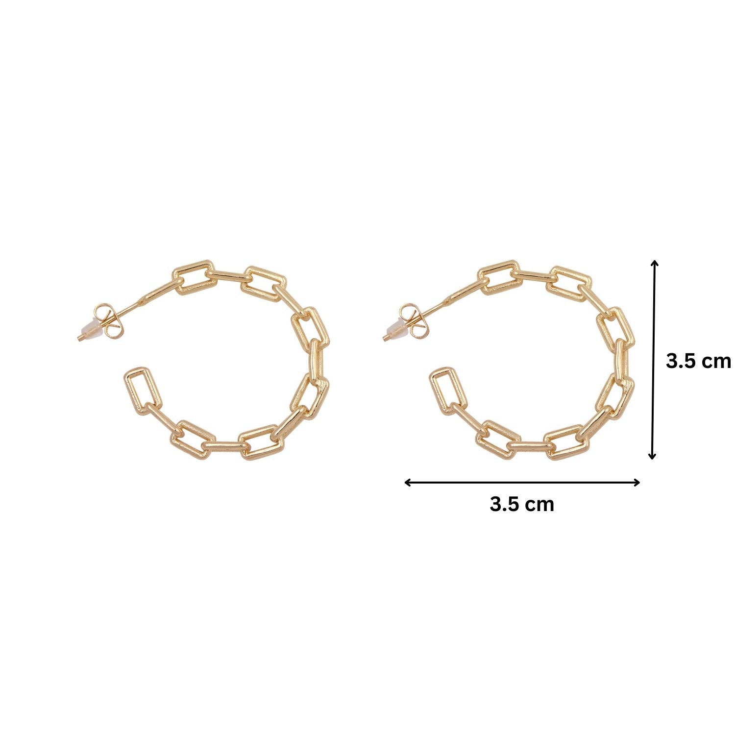 Chain Hoop Earrings