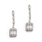 Contemporary Precious Gem Drop Earrings