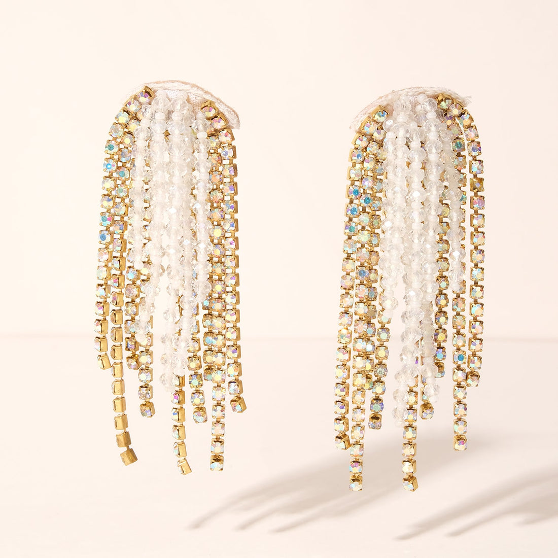 Crystal Disco Bling Drop Earrings