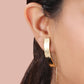 Textured Long Drop Earrings