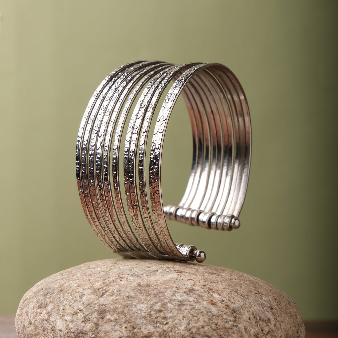 Textured Cuff Bracelet