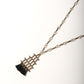 Antique Black Tassel Necklace