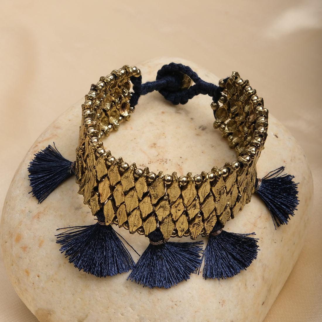 Vintage Gold Tassels Bracelet