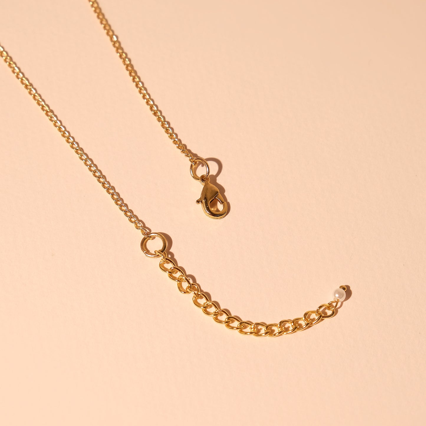Semi Precious Lotus Pendant Necklace